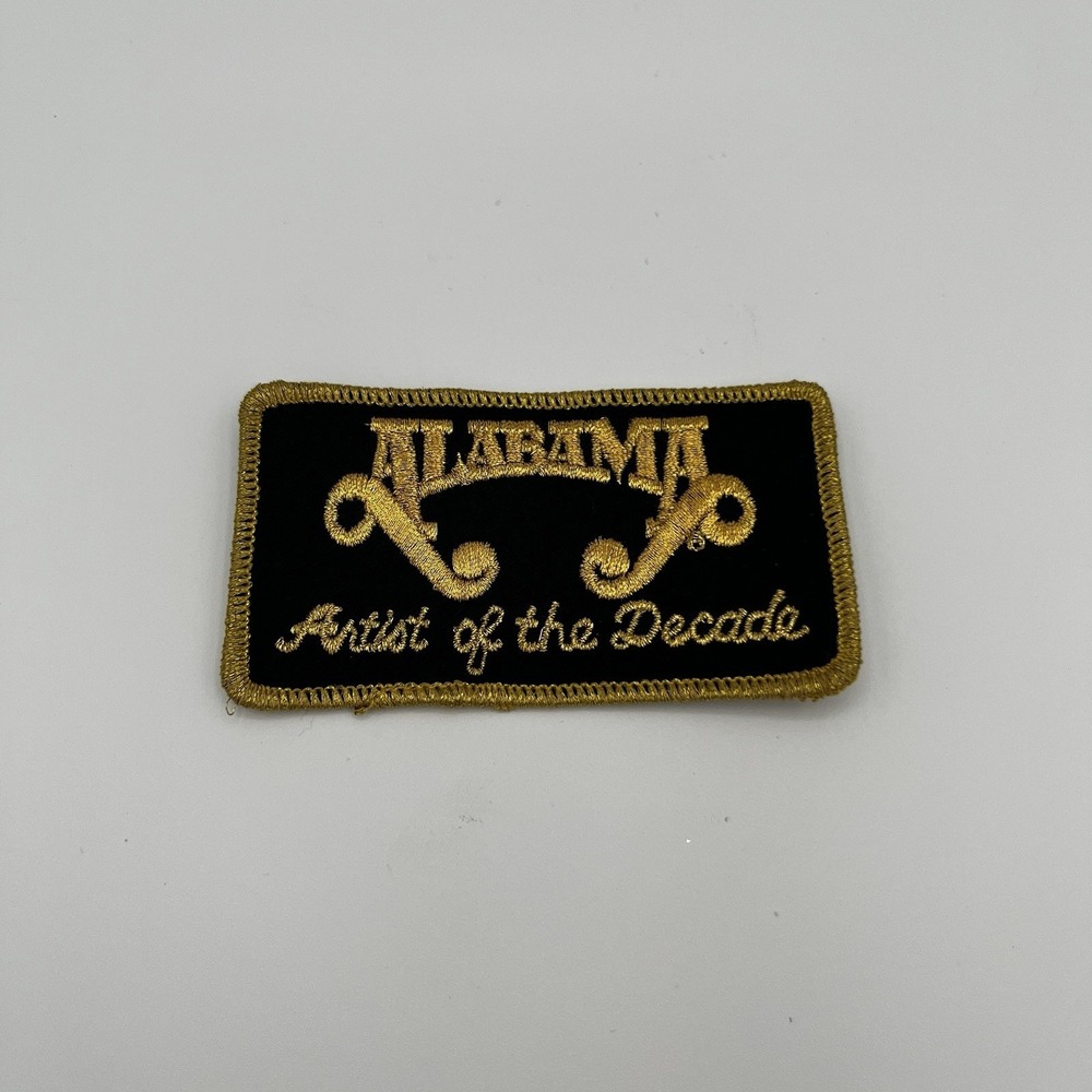 Vintage Alabama Artist Of The Decade Country Music Patch